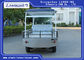 2 সিটার 1২00 কেজি বিমানবন্দর / বৈদ্যুতিক কার্গো যানবাহন জন্য ছোট বৈদ্যুতিক লাগেজ কার্ট সরবরাহকারী