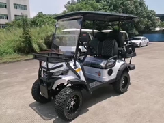 ধারণক্ষমতা 4 আসন সবুজ বৈদ্যুতিক শাটল কার রিসোর্ট যানবাহন উচ্চ কার্যকারিতা