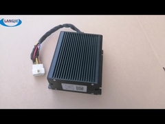 কালো ইলেকট্রিক কার্ট পার্টস গলফ কার্ট ডিসি কনভার্টার ডুয়াল আউটপুট টাইপ 150mm*150mm*45.5mm