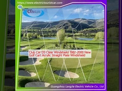 ক্লাব কার ডিএস ক্লিয়ার উইন্ডশেল 1982-2000 নতুন গল্ফ কার্ট এক্রাইলিক সোজা প্লেট উইন্ডশেল