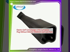 ইলেকট্রিক গল্ফ কার্ট চার্জার 3 পিন সংযোগকারী প্লাগ YAMAHA গল্ফ কার্ট অংশ জন্য তারবিহীন