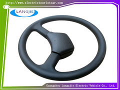 মার্শেল চামড়া স্টিয়ারিং হুইল অ্যান্টি স্লিপ টেক্সচার ডিজাইন সহ দর্শনীয় গাড়িগুলির জন্য