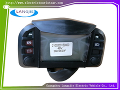 বৈদ্যুতিক ট্যুর বাস LVTONG প্লাস্টিকের উপাদান কালো 48V ডিসপ্লে অংশ