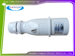 মার্শেল গল্ফ কার্ট এবং ট্যুর বাসগুলির জন্য চার্জিং প্লাগ Y-20 013A-6 IP44 2P