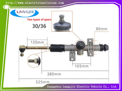 বৈদ্যুতিক গল্ফ কার্ট LVTONG দর্শনীয় স্থান গাড়ি স্টিয়ারিং হুইল সমাবেশ উপাদান