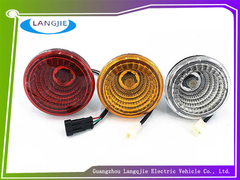 চার চাকার বৈদ্যুতিক দর্শনীয় গাড়ি 11 এমএম বিপরীত লাইট এলভিটিওং স্যানিটেশন যানবাহন পিছনের পিছনের লাইট