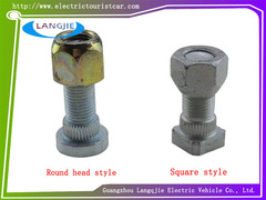 দুটি ঐচ্ছিক অ্যান্টি-ব্রেকজ এবং অ্যান্টি-স্লিপ ইজেডগো টায়ার নাট স্ক্রু গল্ফ কার্ট উপাদান