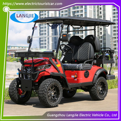 গুণ  4 Wheel Electric Golf Cart 4 Seats Resort Car AC Motor Electric Car Tour for Hotel কারখানা