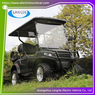 ভালো দাম 4 সিট এসি মোটর ইলেকট্রিক শিকার গাড়ি 2 সারি বিবাহের স্থান জন্য 30% আরোহণ ক্ষমতা অনলাইন