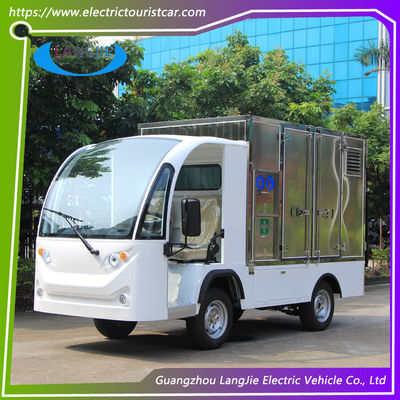 ভালো দাম ৫ কিলোওয়াট শক্তিশালী মোটর বাম হাতের ড্রাইভ ইলেকট্রিক ব্যাগ কার্ট ২ সিট ইলেকট্রিক মালবাহী গাড়ি ছাদ সহ অনলাইন