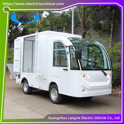 ভালো দাম পার্কের জন্য দুটি আসন খাদ্য ট্রাক বৈদ্যুতিক লাগেজ কার্ট সংযুক্ত কারগো বক্স 900 কেজি পেলलोड অনলাইন