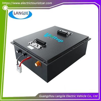 ভালো দাম 48V লিথিয়াম ব্যাটারি EZGO গল্ফ কার্ট ব্যাটারি 51.2V 105Ah অনলাইন