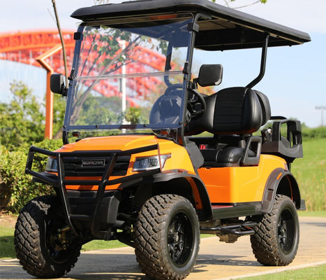 ভালো দাম Electric Golf Cart With 30% Gradeability AC Motor And Hydraulic Brake For Golf Courses And Tourist Resorts অনলাইন
