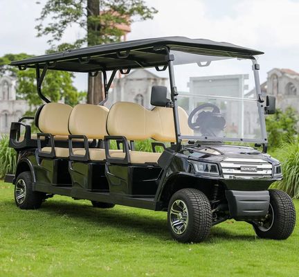 ভালো দাম 8 Seats Electric Golf Cart With 48V Battery And 30% Gradeability For Golf Courses And Tourist Resorts অনলাইন