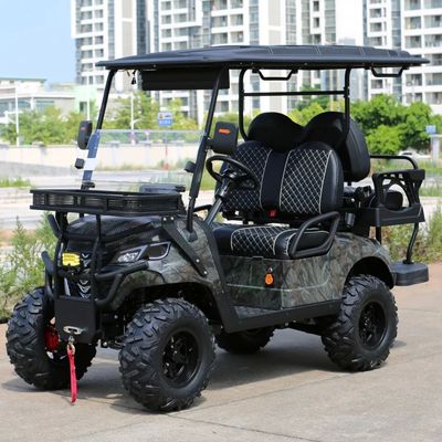 ভালো দাম 4-Seat Electric Golf Cart With 14-Inch Off-Road Tires Q235 High-Strength Chassis And 10-Inch Multimedia Screen অনলাইন