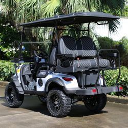 ভালো দাম Electric Golf Cart with 14-inch Off-road Tires Q235 High-strength Chassis and 10-inch Multimedia Display অনলাইন