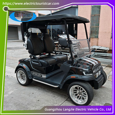 ভালো দাম 2 Seaters Electric Golf Cart with Power-Assisted Steering Double Swing Arm Suspension and Foldable Windshield অনলাইন