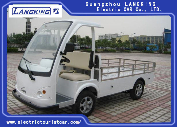 28km/H CE CertificateTwo Seater Electric Car , Electric Hotel Buggy Car With Cargo