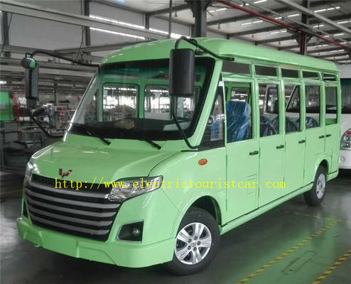 ভালো দাম 18 টি আসনের বৈদ্যুতিক দর্শনীয় স্থান, স্কুল শাটল বাসের দরজা 30 কিলোমিটার অনলাইন