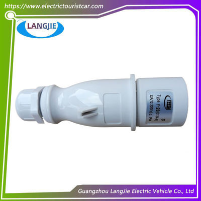বাগি গল্ফ কার্ট চার্জিং প্লাগ Y-20 013A-6 IP44 2P মার্শেল গল্ফ কার্ট এবং ট্যুর বাস জন্য
