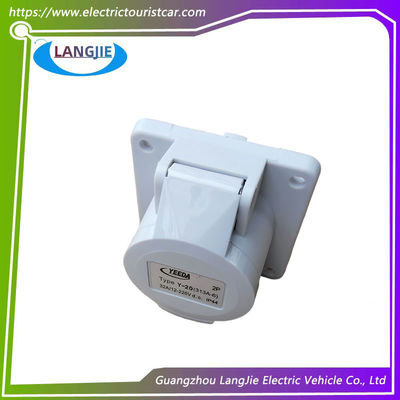 মার্শেল ইলেকট্রিক দর্শনীয় গাড়ি 220V এসি পাওয়ার সংযোগকারী Y-20 ক্লাব গল্ফ কার্ট অংশের জন্য