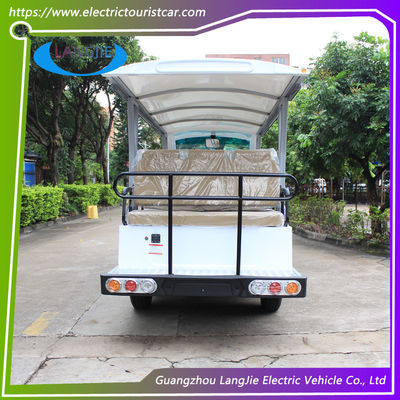 72V 7.5KW এসি মোটর ইলেকট্রিক সিটি বাস 14 জনের জন্য বৈদ্যুতিক শাটল ভ্যান সর্বোচ্চ গতি 30 কিমি / ঘন্টা