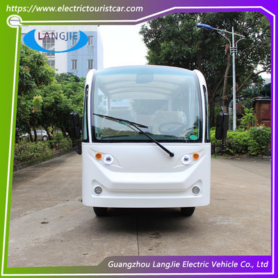 72V 7.5KW এসি মোটর ইলেকট্রিক সিটি বাস 14 জনের জন্য বৈদ্যুতিক শাটল ভ্যান সর্বোচ্চ গতি 30 কিমি / ঘন্টা