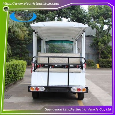 14 সিট লো স্পিড ইলেকট্রিক যানবাহন এসি 72V 7.5KW 4 চাকা ইলেকট্রিক গল্ফ কার্ট জন্য রিসোর্ট গাড়ী