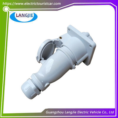 নিম্ন ভোল্টেজ 2P 220V 32A মার্শেল ইলেকট্রিক দর্শনীয় গাড়ি Y-20 পাওয়ার প্লাগ এবং সকেট আইপি 44 বাস