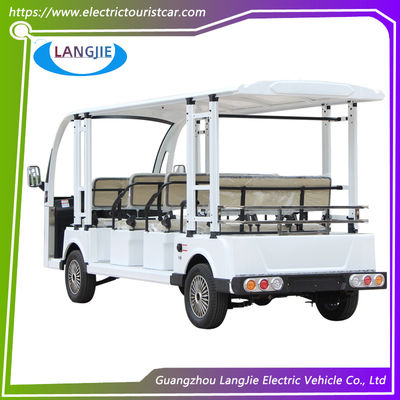 11 সিট লো স্পিড ইলেকট্রিক যানবাহন 72V 7.5KW মিনি ইলেকট্রিক পর্যটন গাড়ি জন্য রিসোর্ট গাড়ি