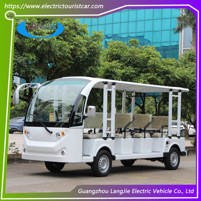 72V 7.5KW ইউনিভার্সিটি ইলেকট্রিক ট্যুরিস্ট কার 11 সিট ব্যাটারি 6v * 12pcs পর্যটক গাড়ি ভাড়া জন্য