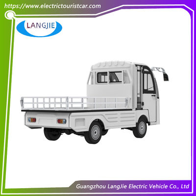 2 সিটার গল্ফ কার্ট সাদা এসি 48V 5KW কার্গো বক্স সহ বৈদ্যুতিক ইউটিলিটি কার্ট