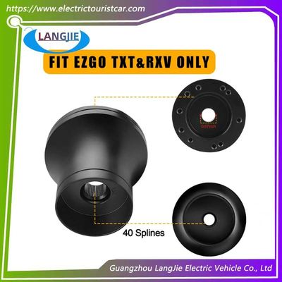EZGO TXT গরম বিক্রয় স্টিয়ারিং হুইল বেস কালো হুইল হাব অ্যাডাপ্টার গলফ ক্লাব অটোমোবাইল যন্ত্রাংশ