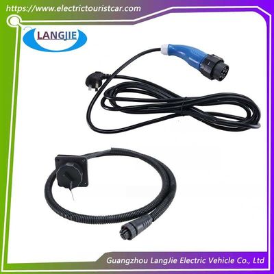 EXCAR চার্জার প্লাগ এবং সংযোগ সকেট 220V গল্ফ কার্ট অংশ