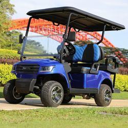 ভালো দাম 48V Battery Operated Luxury 4 Seaters Electric Golf Cart With 80-100km Range অনলাইন