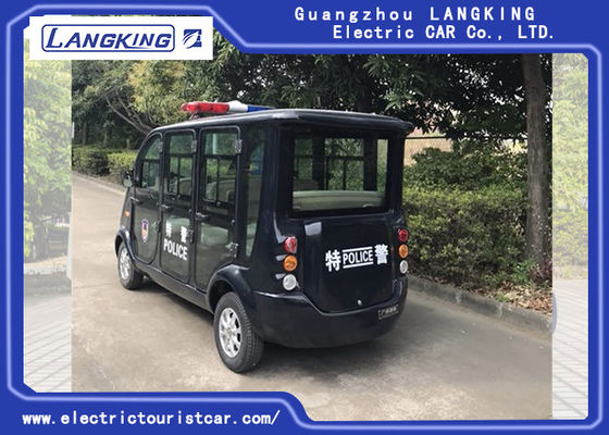 কালো 6 সিটার ইলেকট্রিক প্যাট্রোল কার 18% ক্লিম্বিং ক্ষমতা লোড মডেল X065